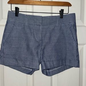 Blue & White Stripe shorts
